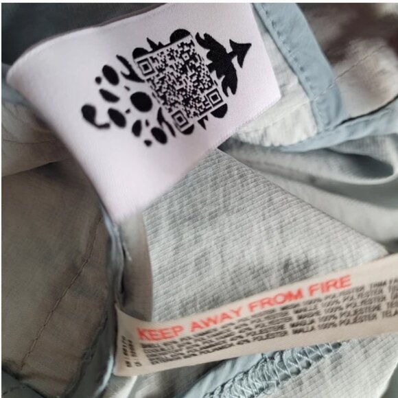 Free People NWT Peace Out Backpack Parachute Parka Windbreaker Jacket size M/L - Picture 6 of 10